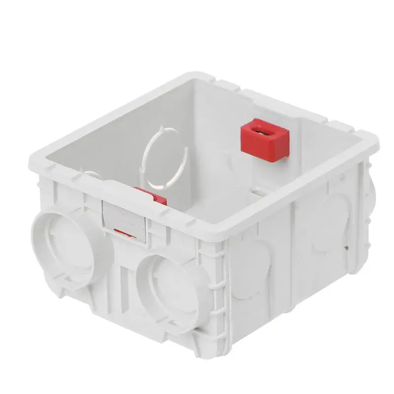 

86-Type PVC Junction Box Wall Mount Cassette For Switch Socket Base 35ED