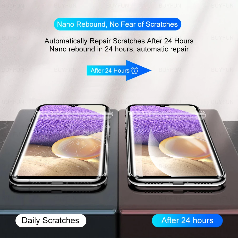 Защитная пленка для экрана Гидрогелевая 6 5 дюйма Samsung Galaxy A32 5G 4G A31 A30 A30s SM A326B R U DS 2