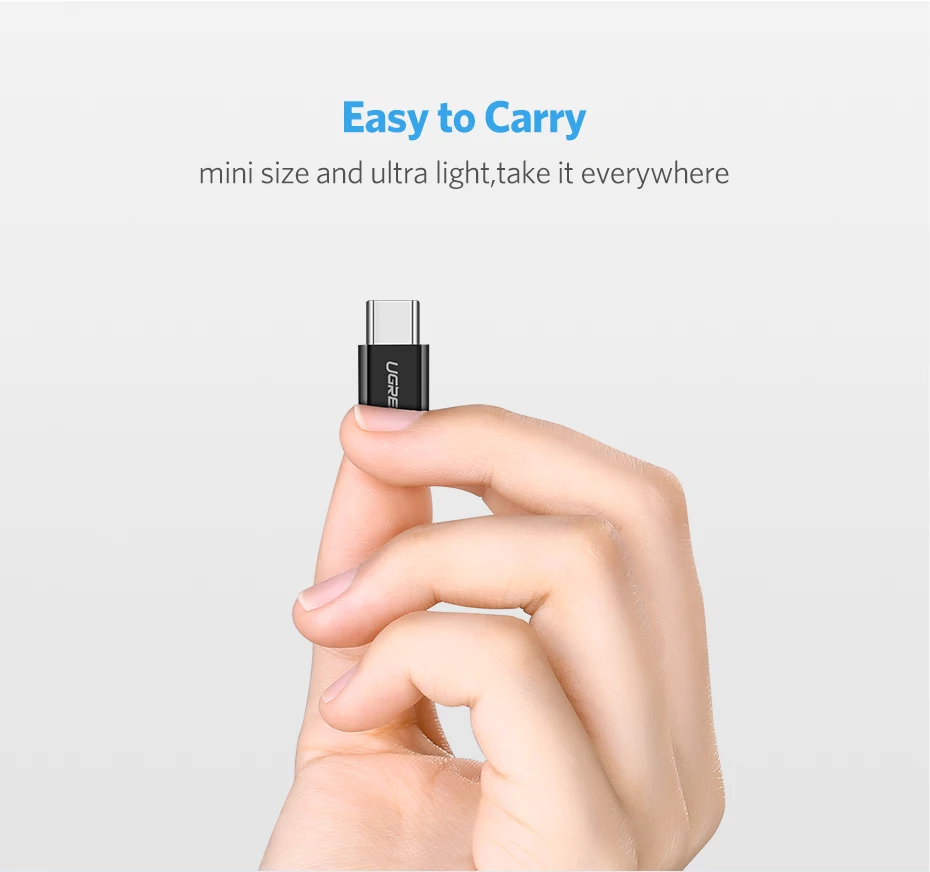 Ugreen usb c charger usb type c male to micro usb female adapter charging cable converter for Samsung huawei xiaomi otg Android