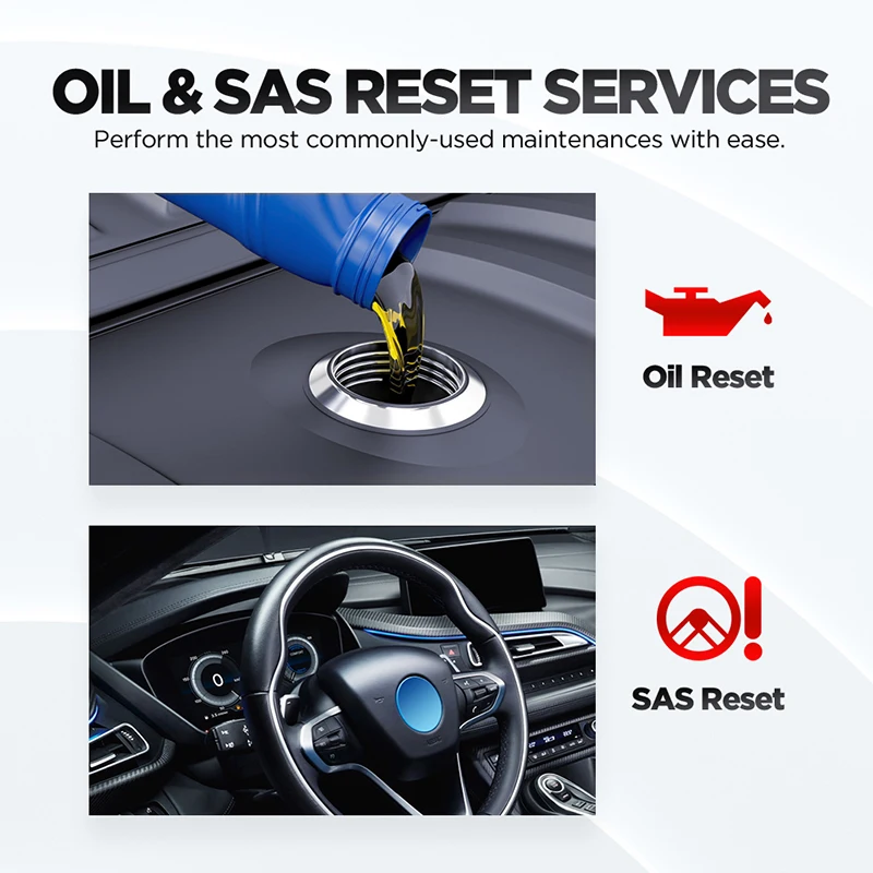 Launch CR629 OBD2 сканер двигателя ABS SRS OBD инструмент сканирования масла SAS сброс OBDII