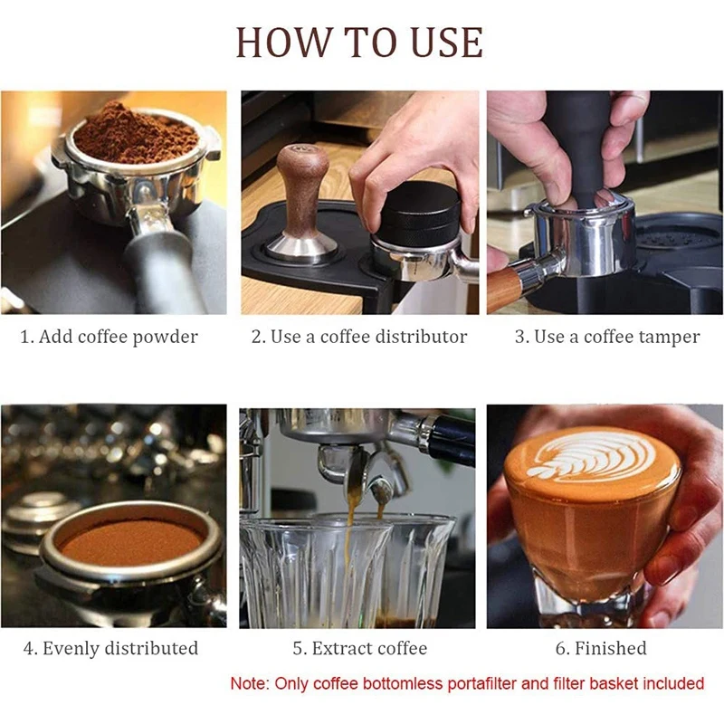 Ручка кофемашины из нержавеющей стали ручка без дна телесного цвета подходит для