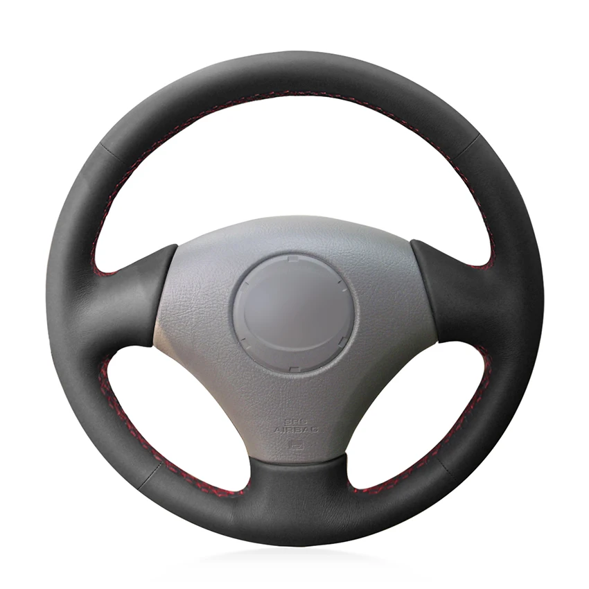 Сшитая вручную искусственная кожа черного цвета для Toyota Vios Corolla 2000-2004 Mark 2 Lexus GS430