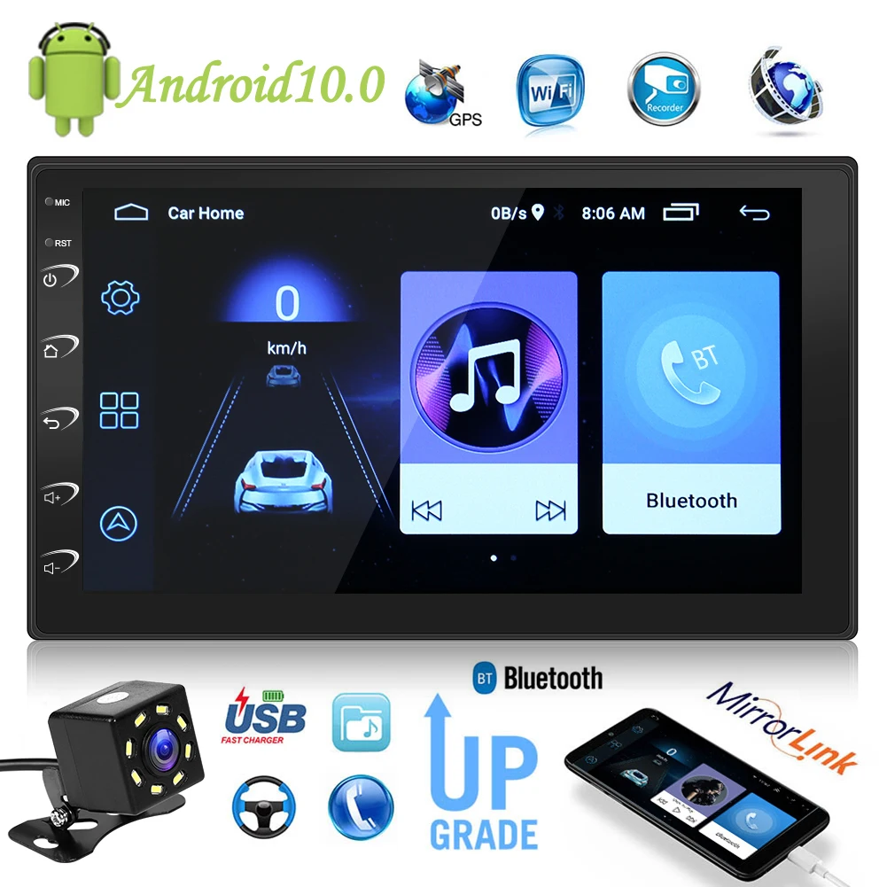 

Car Radio GPS USB Double DIN 9216B 7 inch Android 10 Multimedia Video Player Easily Installation Personal Car Elements