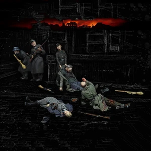 135 древняя команда включает 6 комплектов man модельная фигурка из смолы, миниатюрный gk, неокрашенный