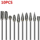 2021 Новый цементная карбидная Вольфрамовая сталь шлифовальные зерна ротационный напильник фрезерная головка деревообрабатывающее шлифование корень резьба Ножи