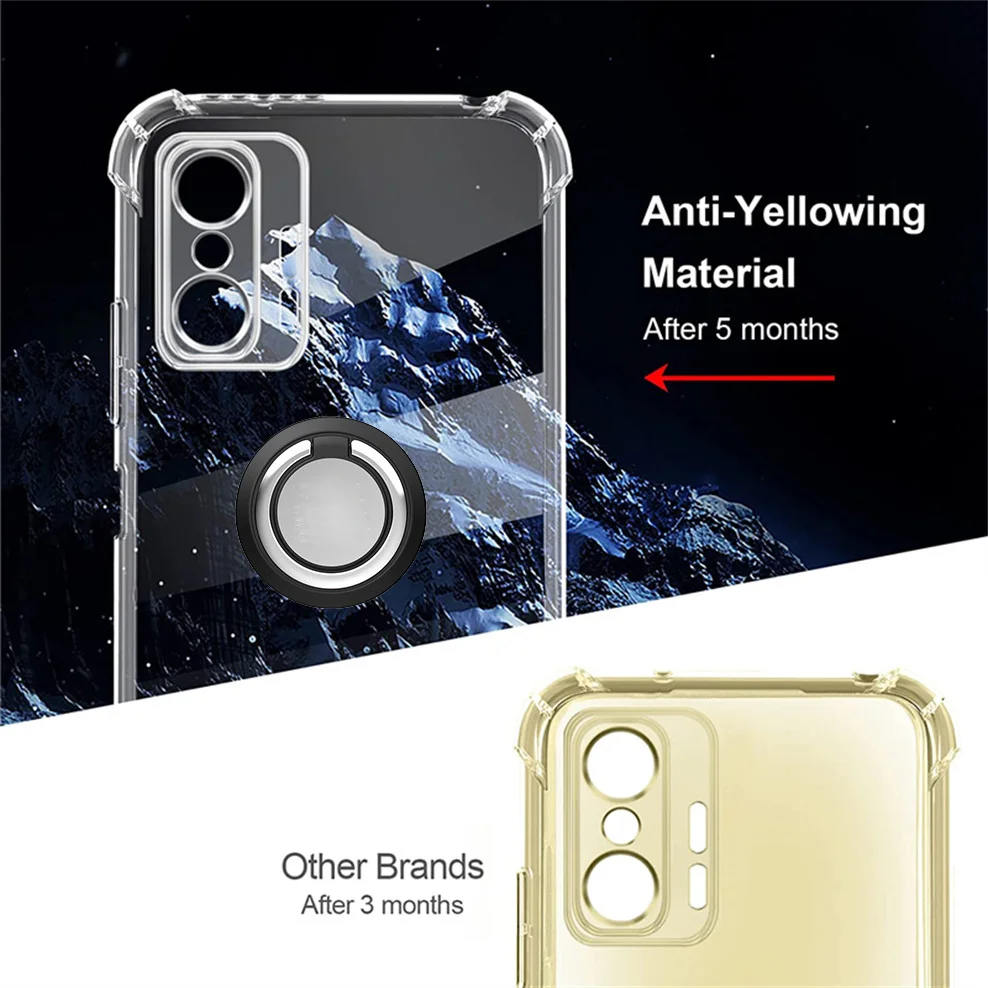 3-in-1, glass+bumper case for xiaomi 11t 12t pro shockproof clear cover xiaomi 11 lite 5g ne phone cases mi 11 t case mi11t pro