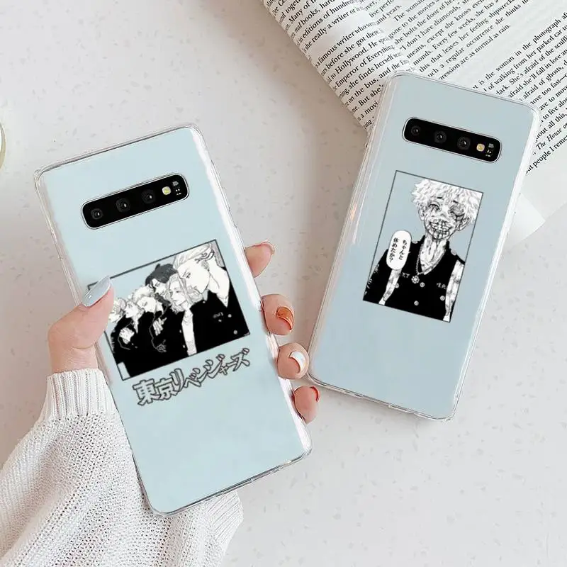 

Tokyo Revengers manjiro sano Phone Case Transparent For Samsung Galaxy A S Note 9 10 51 50 71 70 80 20 21 30s ultra plus