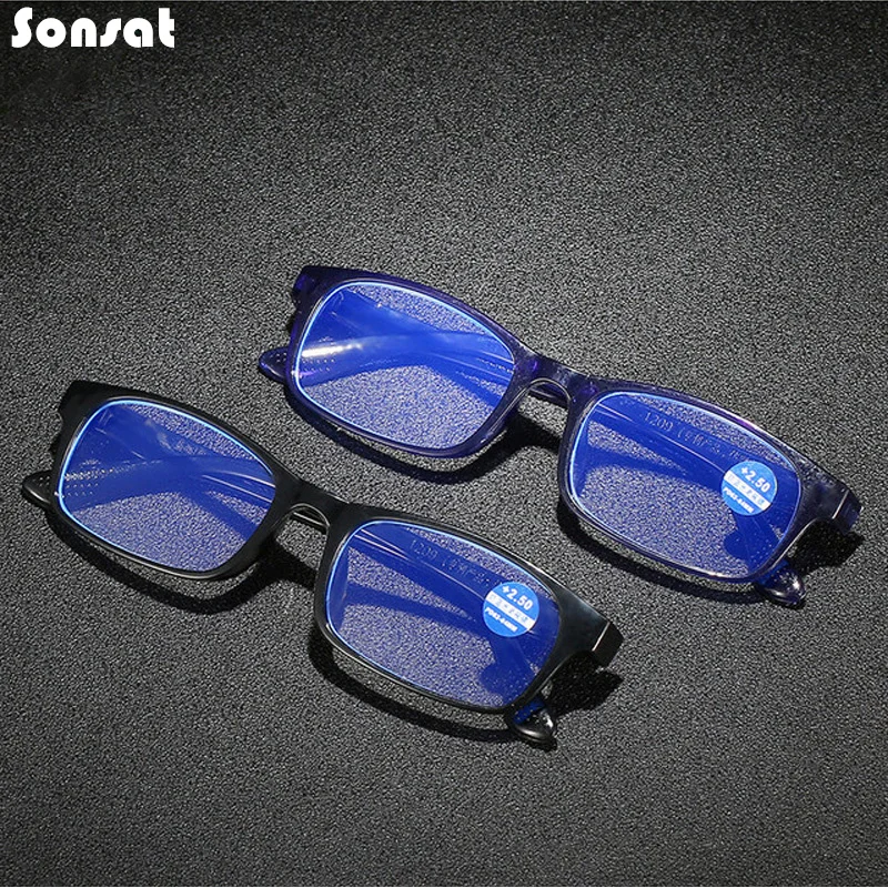 Очки для чтения с защитой от сисветильник мужчин и женщин компьютерные