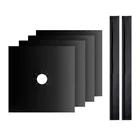 4 накладки для плиты, многоразовый газовый лайнер для кухонной плиты, не прилипает, крышка для плиты, кухонная утварь, детали для кухонной утвари