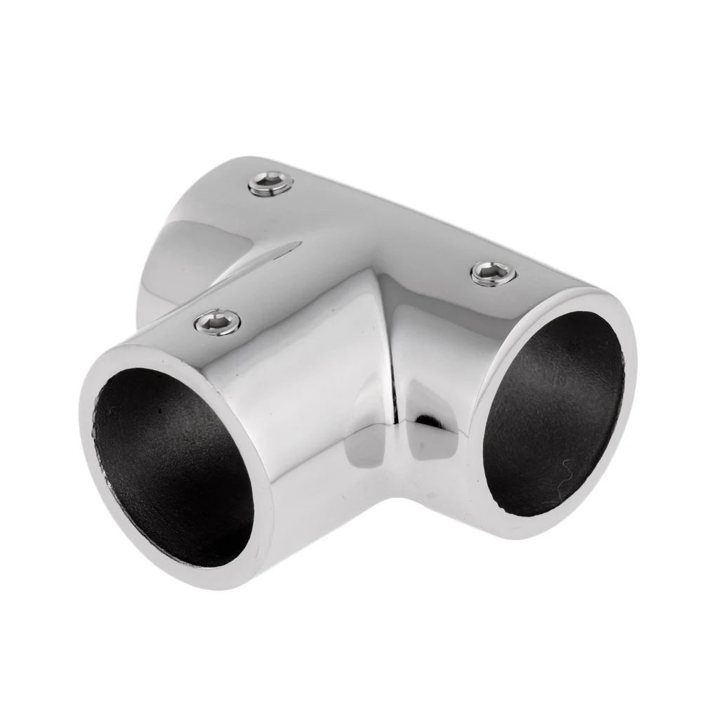 

3pcs 25mm/1" Boat Yacht Handrail Fittings 90 Degree Tee -316 Stainless Steel