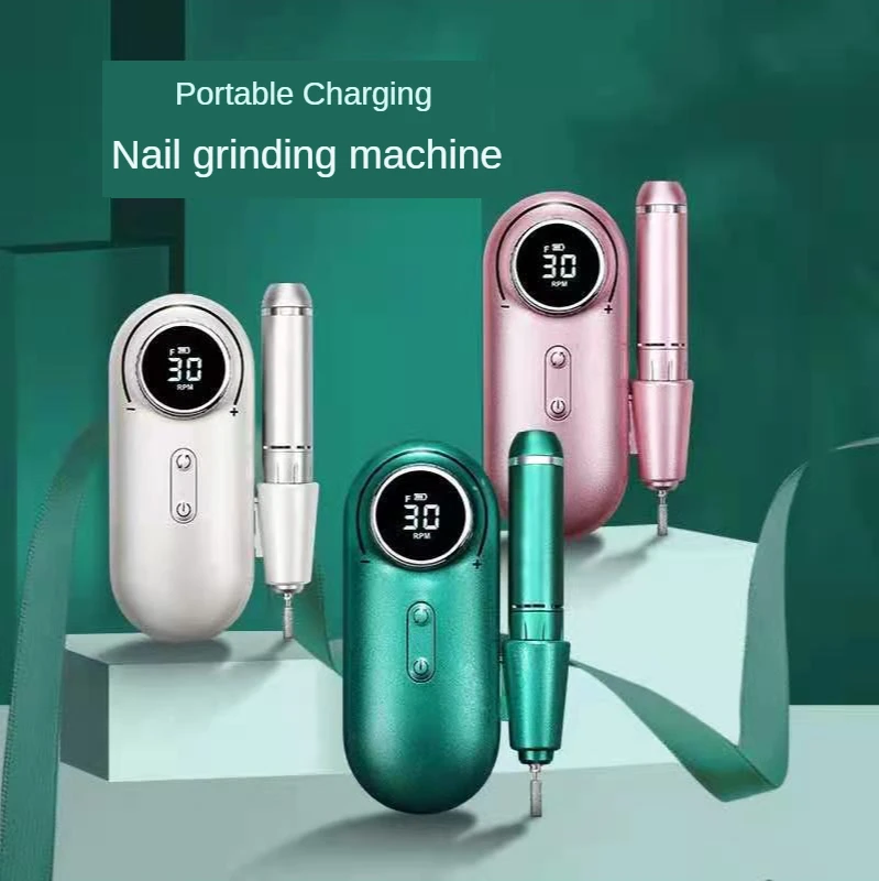 30000 RPM Rechargeable Portable Nail Drill machine Electric File Manicure drill Set profession Tools for Salon | Красота и здоровье