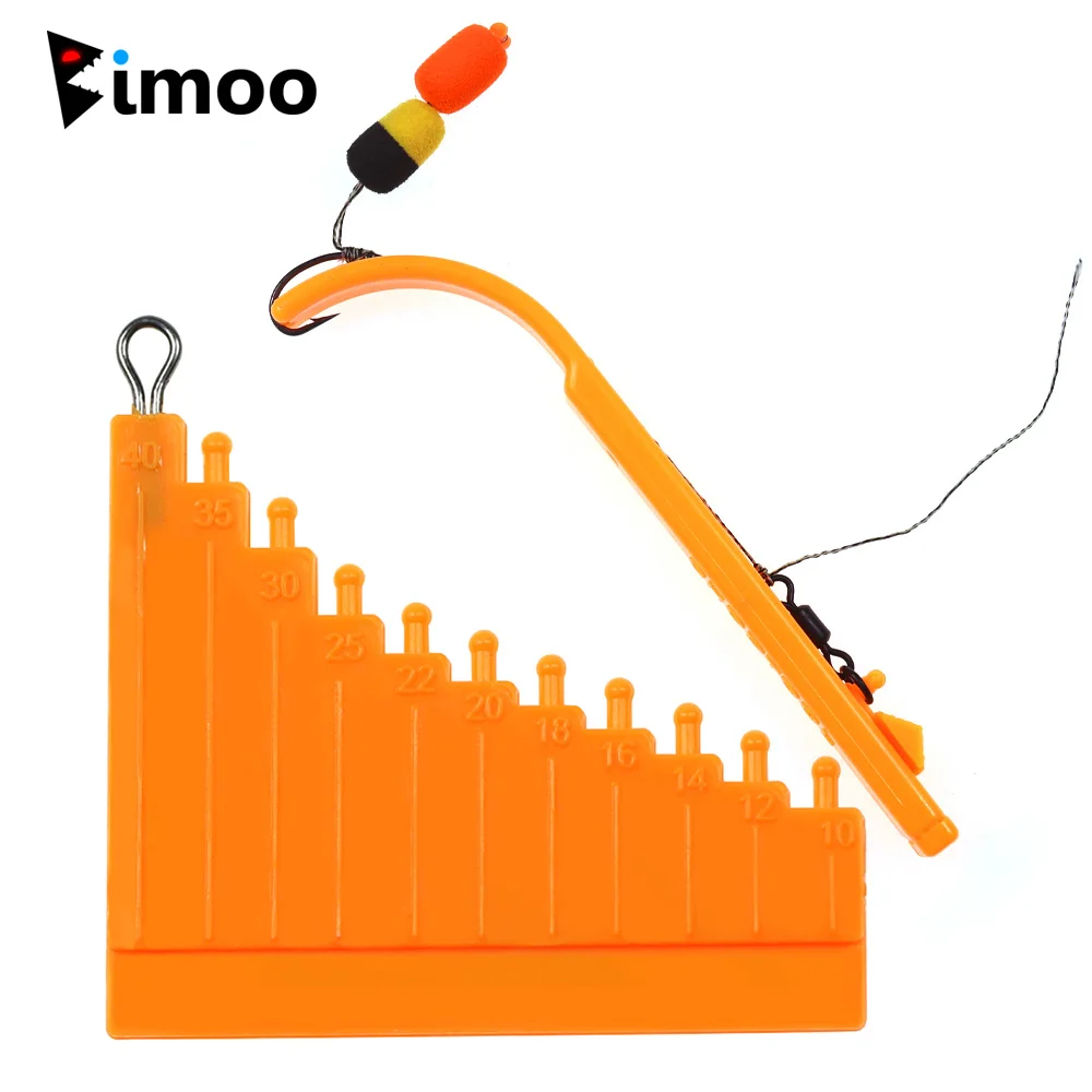 

Bimoo 1PC Orange Carp Fishing Accessories Tools Carp Chod Rig Making Tool & Hair Gauge for Ronnie Hair Rigs Knot Puller