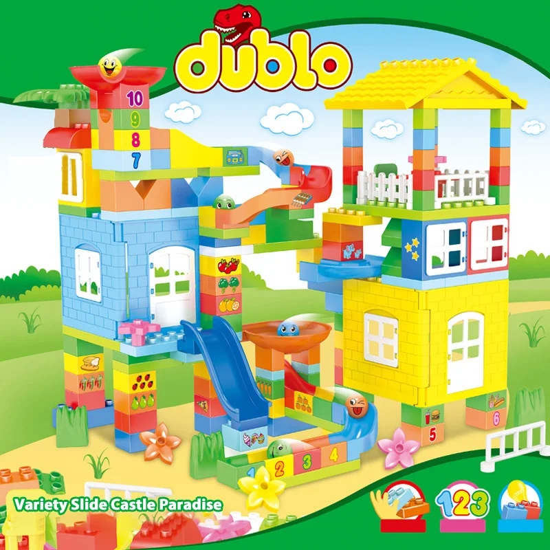 175 шт. мрамор бег строительные блоки маленького размера идущие большой Размеры