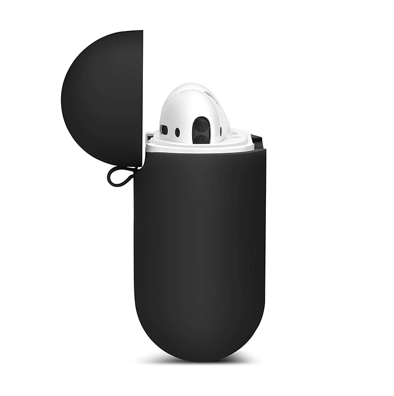 Мини Bluetooth наушники силиконовый чехол анти шок протектор с портативным крючком