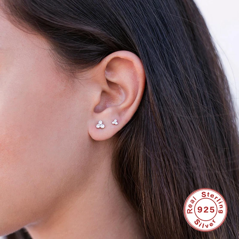 Классические серьги-гвоздики ROXI с искусственными кристаллами для женщин и