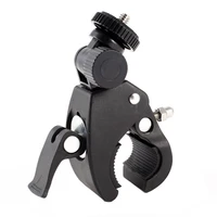 gosear 180 degree rotate camera bike bicycle handlebar holder 14 screw clamp mount bracket adapter tripods clip for dslr camera