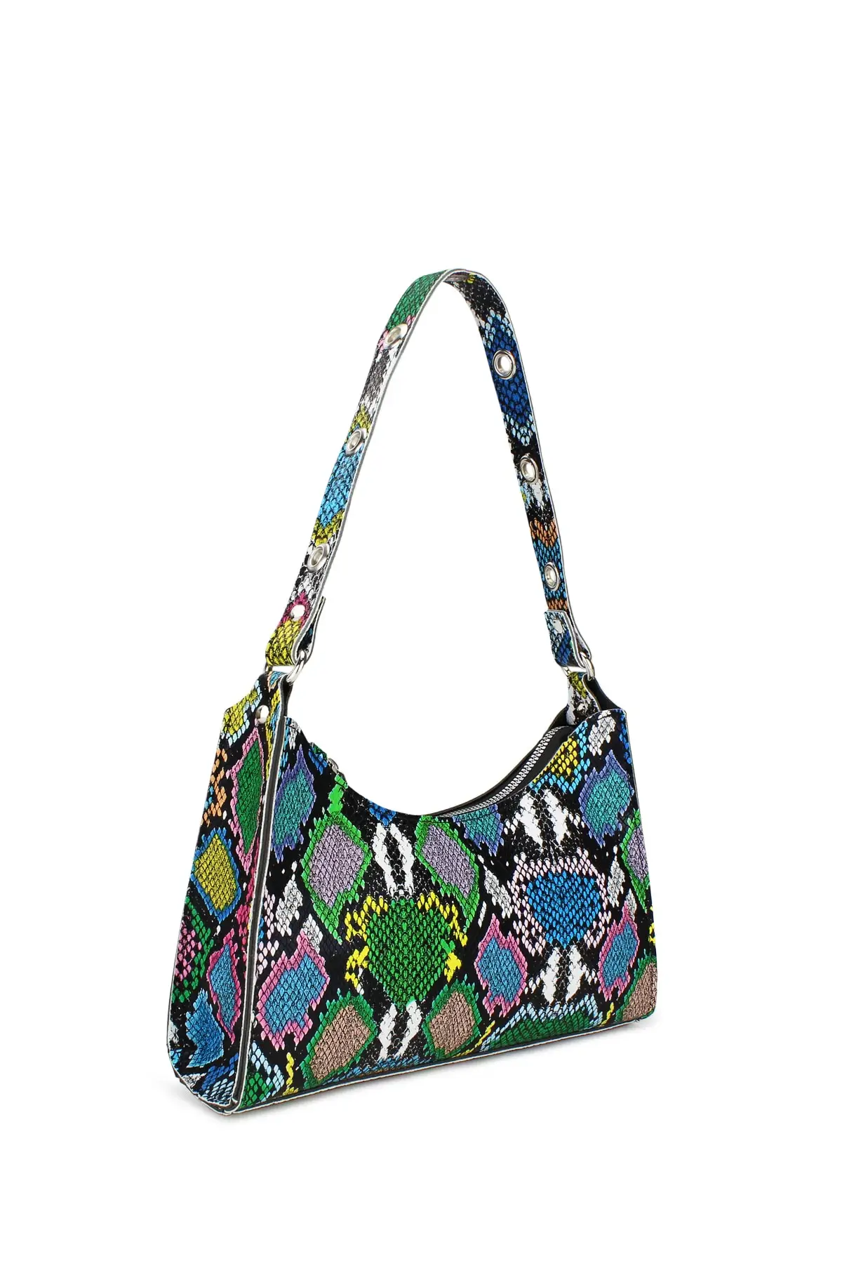 

Women's Mixed Color Baguette Bag 195