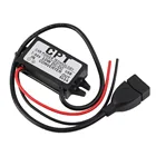 Понижающий преобразователь постоянного тока 7-12 В в 5 в 2 А, USB, с защитой от перегрузки и низкого напряжения