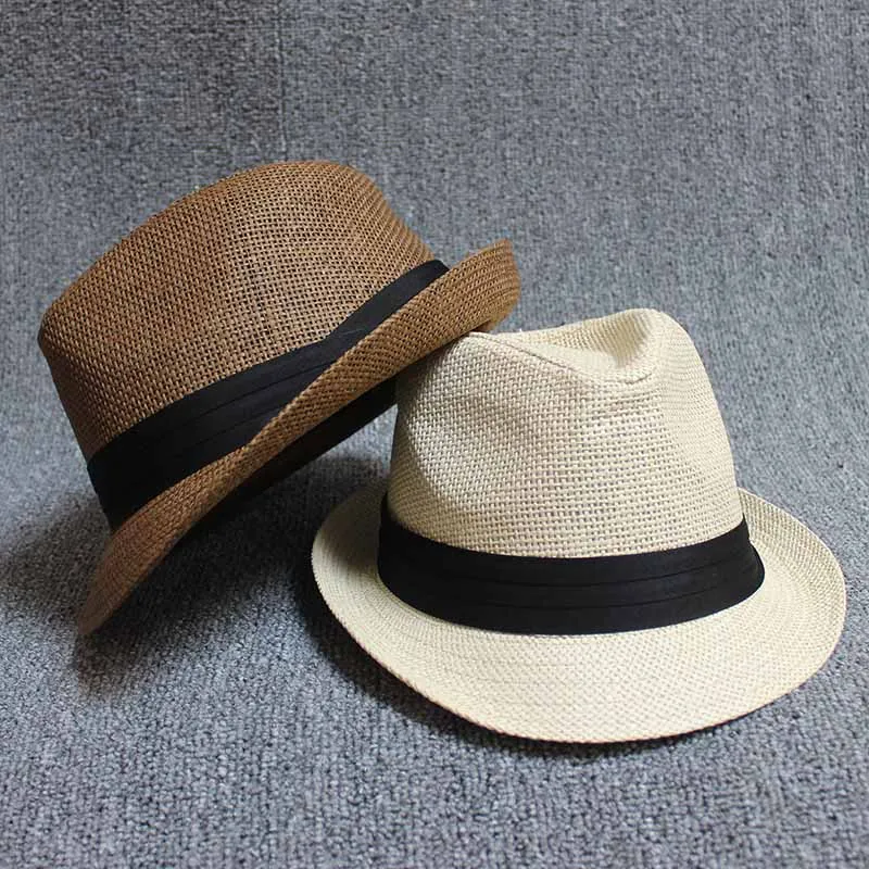 Летняя соломенная шляпа Федора Шапки узор Chapeu Панама женские солнцезащитные