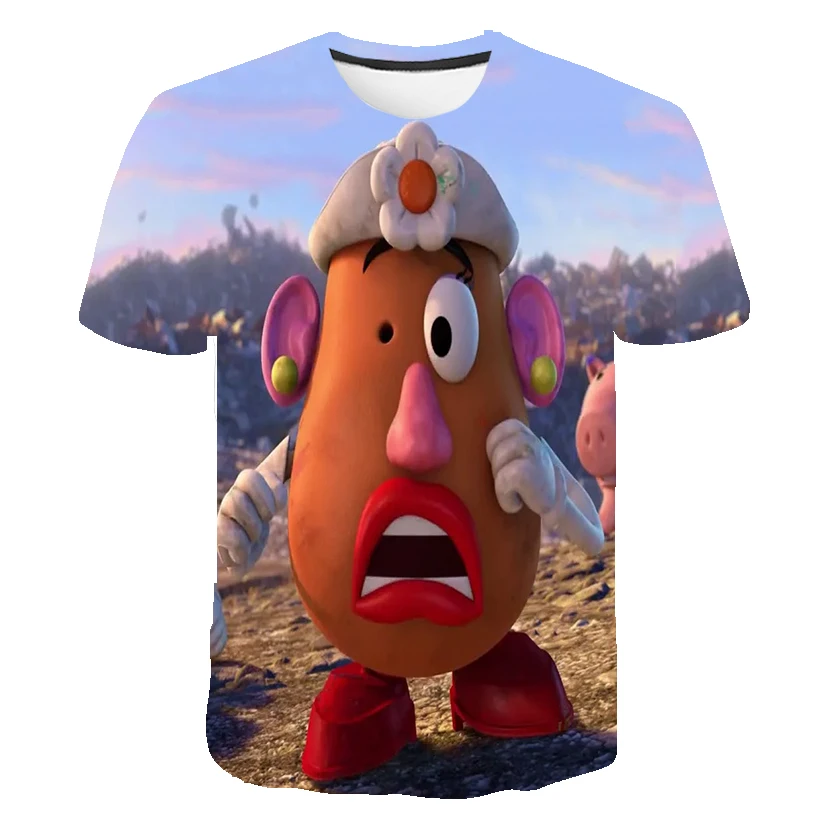 Летние 3D принтом детская одежда забавная футболка с короткими рукавами топы