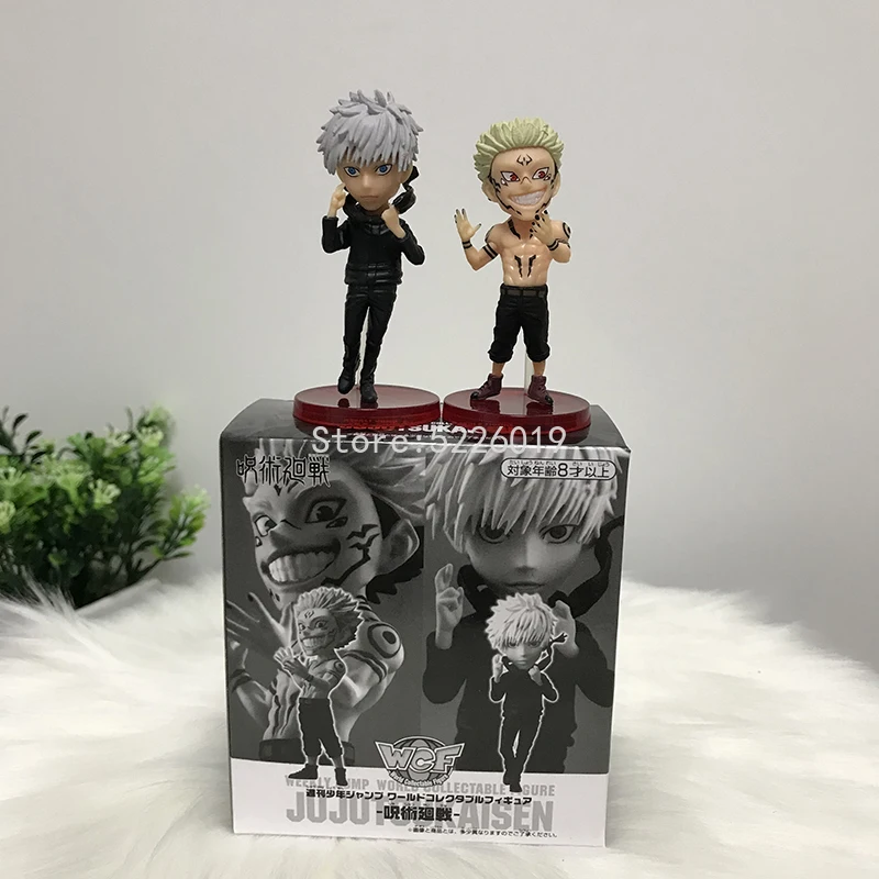

2pcs/set WCF Jujutsu Kaisen Anime Figure Itadori Yuji Fushiguro Megumi Action Figure WCF Ryomen Sukuna Gojo Satoru Figurine Toys