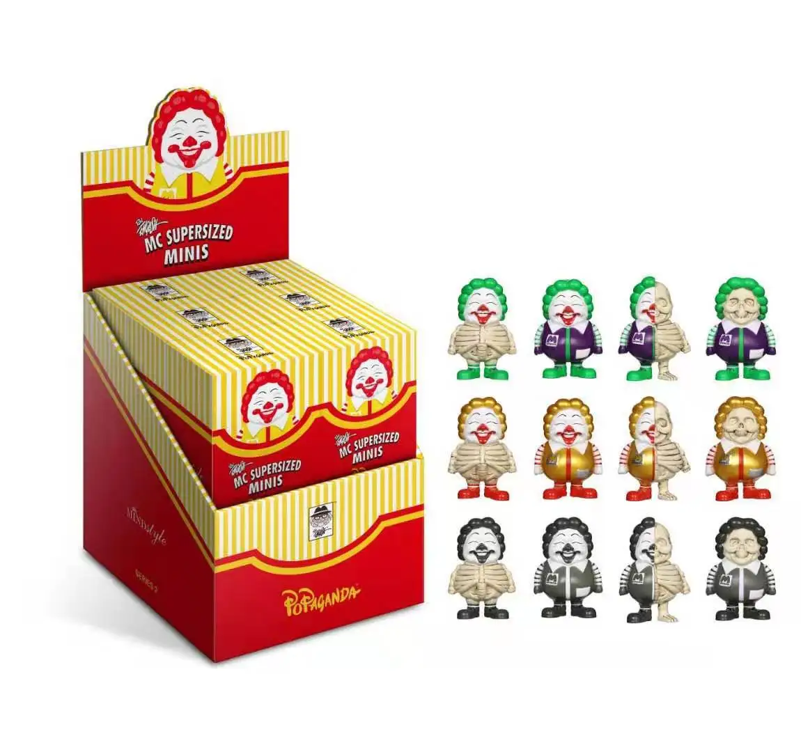 

11CM Ron English art master Mai Pang blind box doll trend toy collection PVC Action Figure Collectible Model Toy Blind box toys