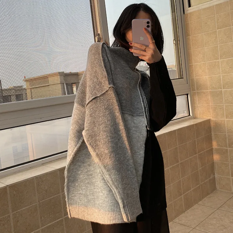 DEAT новинка 2020 Весенняя и летняя модная женская одежда неровная полоса ВЯЗАННЫЙ