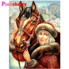 Сказка, искусство, русским народным творчеством 5D круглой формы DIY наборы для алмазной живописи Алмазная вышивка крестом, мозаичный Декор