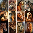 5D Diy Алмазная вышивка животных лошадь вышивка крестом мозаика полный кругполный квадрат стразы украшение дома подарок ручной работы искусство