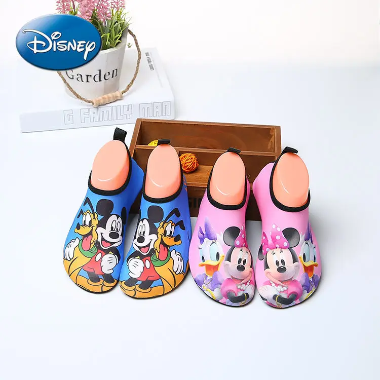 

Детские пляжные туфли Disney, Нескользящие, быстросохнущие, дышащие, защита от порезов, для дайвинга