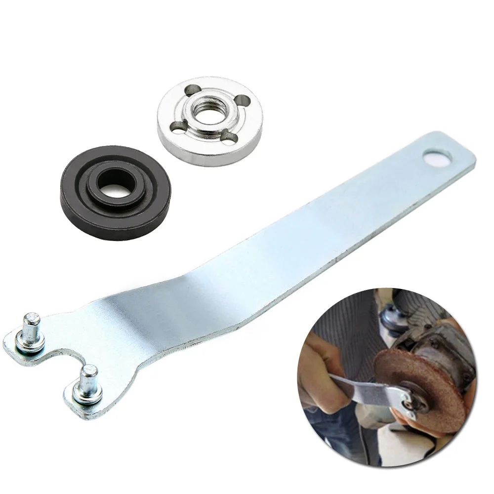 

Multi-function Angle Grinder Flange Spanner Wrench Kit For Grinders Accessories Metal Nuts Repair Tool For Hubs Replacing Discs