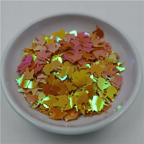 AB orange 10 g/ Set Unicorn Glitter AB Colors Loose Sequins for Craft Nail Body Art Painting Wedding Dance Drsee DIY Bags Shoes Decoration - Цвет: AB orange