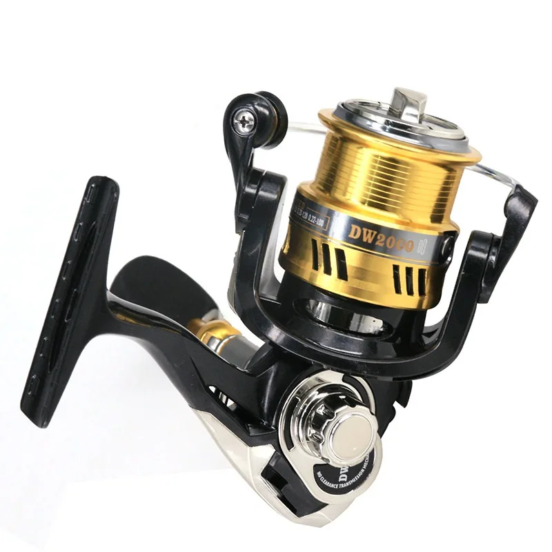 Полностью металлическое спиннинговое колесо 4 + 1 шарикоподшипник соотношение 6 7: