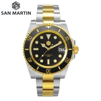 san martin diver watch water ghost sub homage nh35 luxury sapphire men mechanical watches 20bar waterproof bgw 9 luminous sn0017