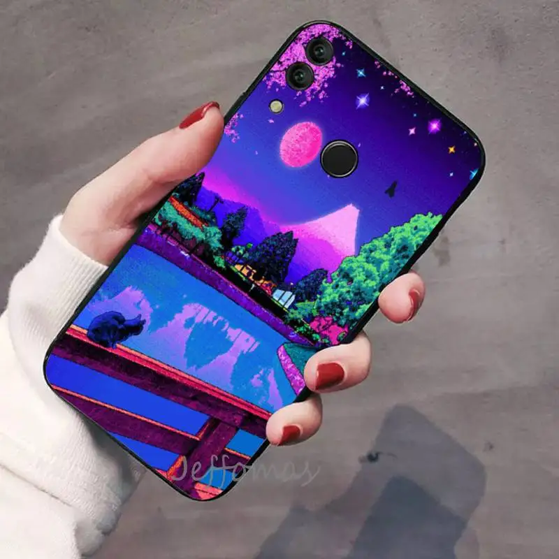 

Art Pixel Aesthetic Phone Case For Huawei Honor 7C 7A 8X 8A 9 10 10i Lite 20 NOVA 3i 3e