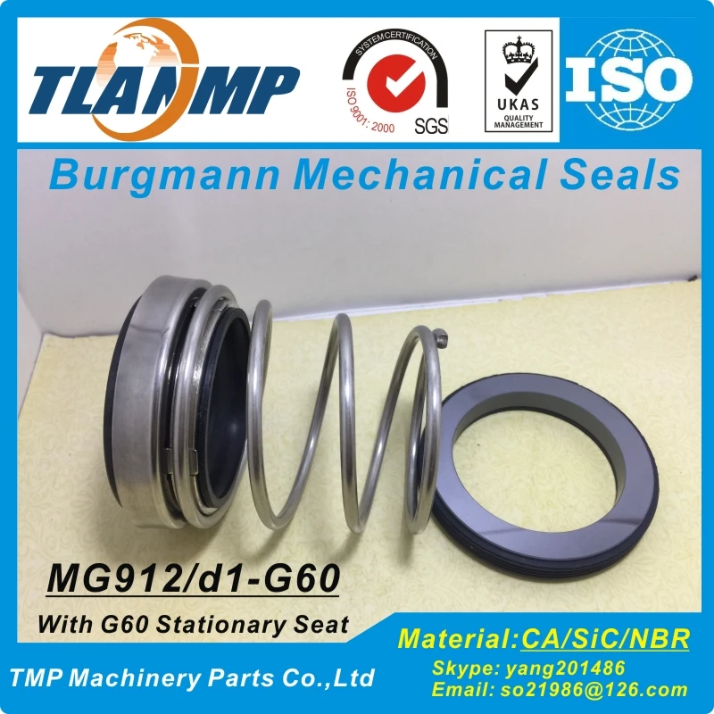 MG912/50 G60 ( MG912 50 ) EagleBurgmann резиновые мягкие механические уплотнения TLANMP с сиденьем