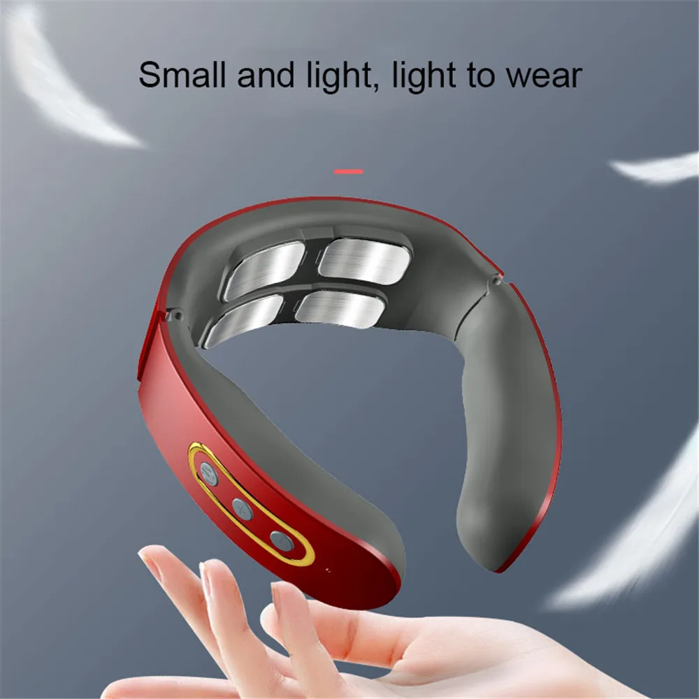 

6 Modes Cervical Neck Traction Device Back Posture Vibrating Massager Tools Electric Body Massagers Stretch Care Massage Pulse