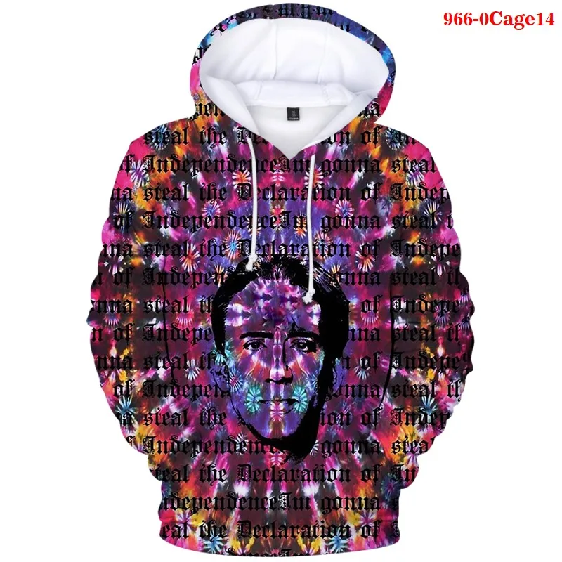 

Nicolas Cage 3D Print Sweatshirt Women Hoodies The Giant Blown Up Face of Nicolas Cage Funny 3D Hoodies Homme Casual Streetwear