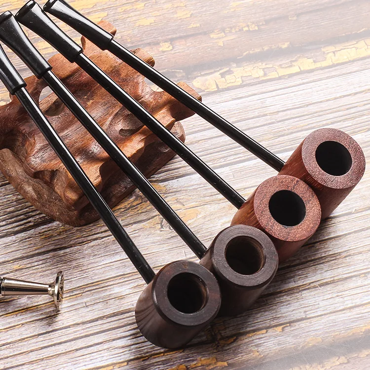 

New Rosewood Smoking Pipe Handmade wood Tobacco Pipe Cigarette Smoking Pipe