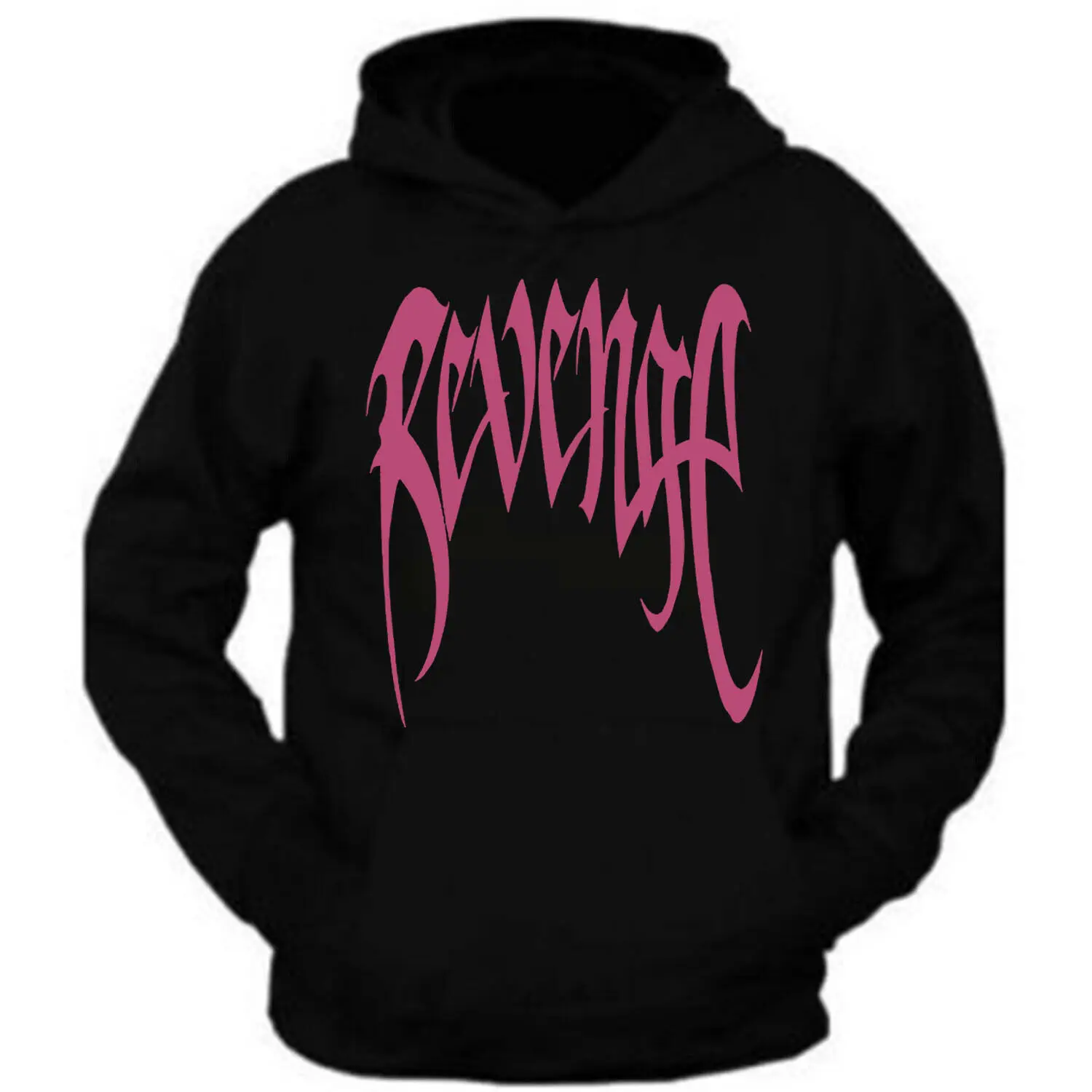 Розовый месть XXX tentacion нейтральный с капюшоном s 3xl Женская и мужская одежда пальто