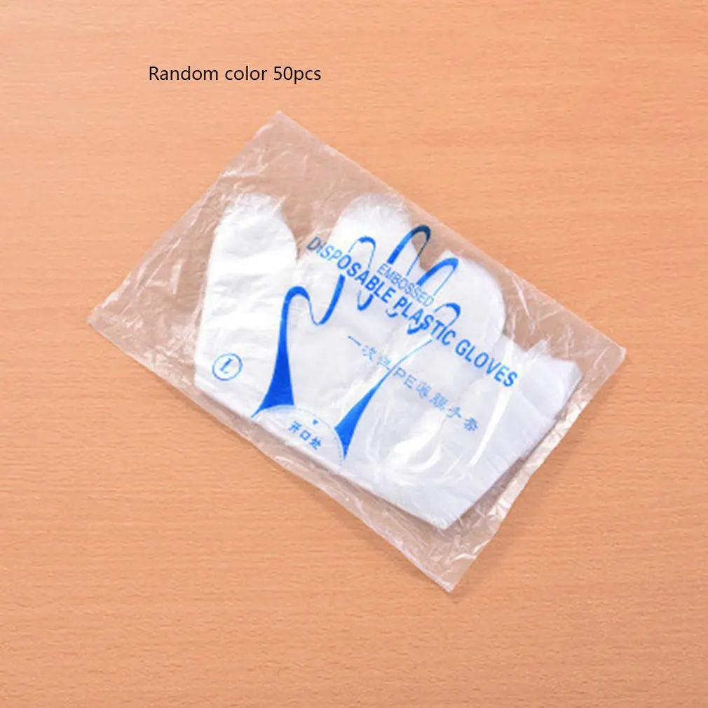 Одноразовые перчатки для столовой прозрачные уплотненные уборки дома и кухни
