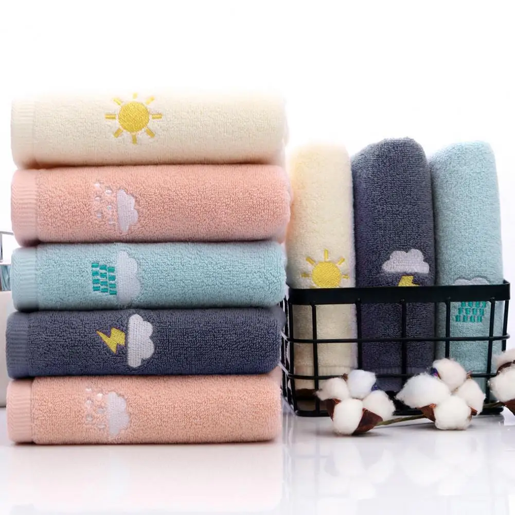 

Cotton Useful Cleaning Exfoliating Face Towel Soft Towel Wear Resistant for Dorm