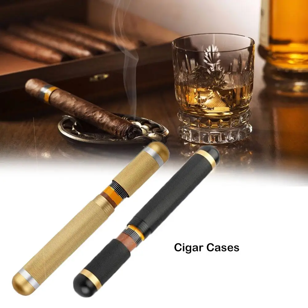 Дорожная коробка для сигар чехол сигарет мини Humidor трубка хранения влаги одна