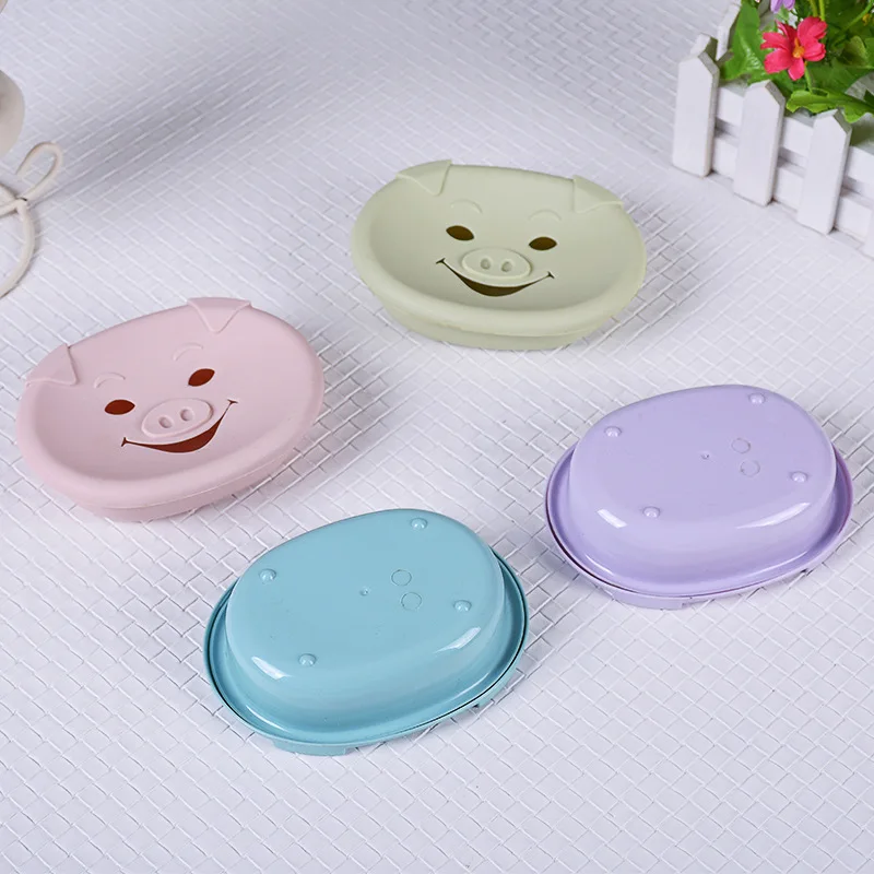 2022 пластиковая тарелка деревянный держатель для мыла модный мультяшный в ванную