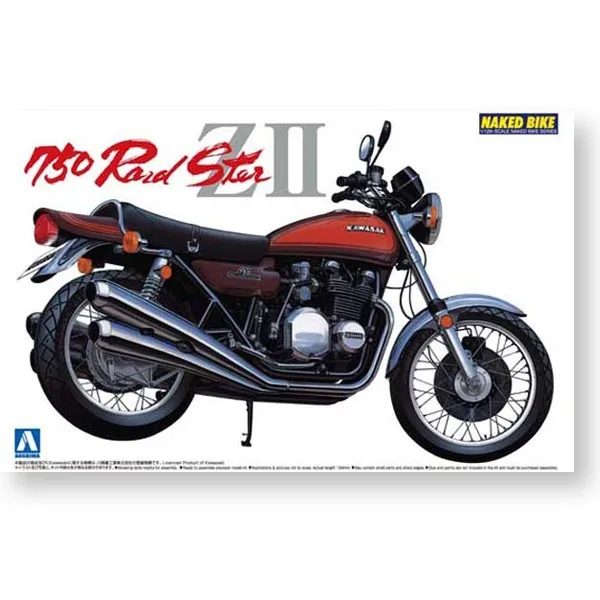 

Модель автомобиля пластиковая в сборе аошима 1/12, Игрушечная модель Kawasaki 750 RoadStar ZII, модель мотоцикла статическая, коллекция для взрослых, набор «сделай сам», #04150