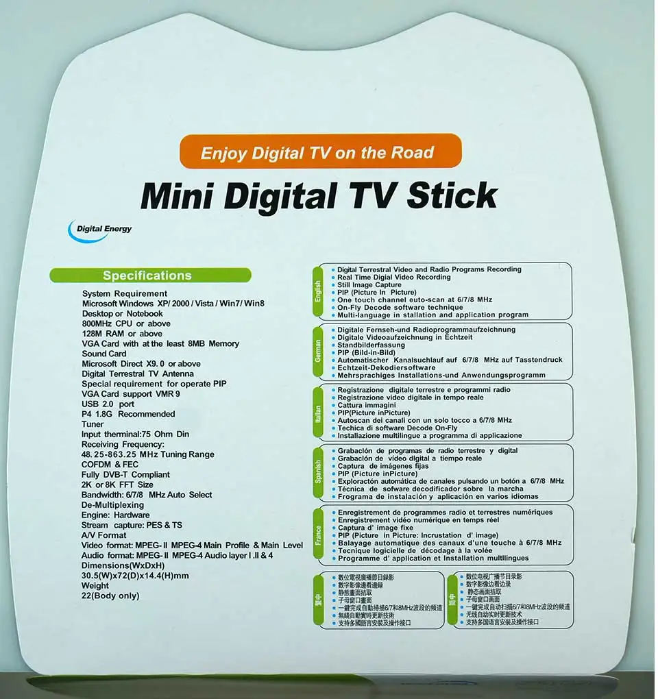 ТВ-тюнер USB2.0 Blue tv Stick DAB FM DVB-T RTL2832 R820T SDR RTL-SDR Dongle Stick цифровой ТВ приемник ИК пульт дистанционного управления с антенной
