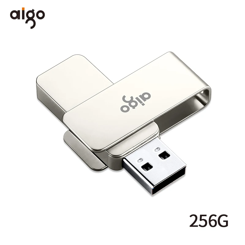 Металлический брелок Aigo usb 3 0 высокоскоростной Флэш Накопитель Флэшка с