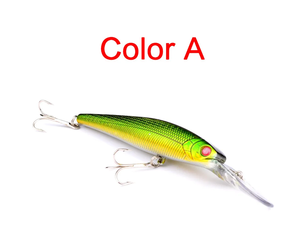 1 шт. приманка для рыбной ловли жесткая глубокого плавания рыболовная снасть 12 5