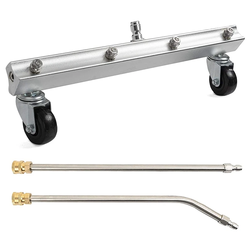 

Tool Pressure Wash Car Bottom Cleaner Extension Rod and 45 Degree Angle Wand