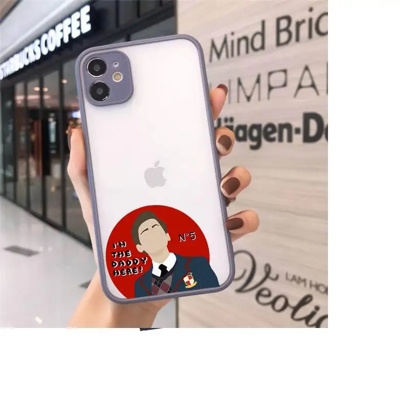 

TV series Umbrella Academy Phone Cases matte transparent For iphone 7 8 11 12 plus mini x xs xr pro max cover